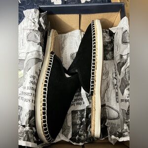 SeaVees Black Loafers with Tan Sole